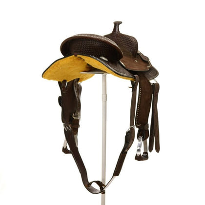 Silver Royal by Tough1 Jackpot Barrel Saddle