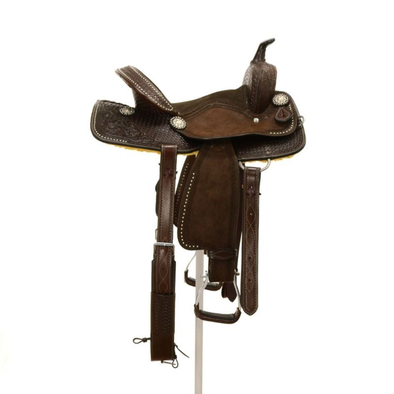 Silver Royal by Tough1 Jackpot Barrel Saddle