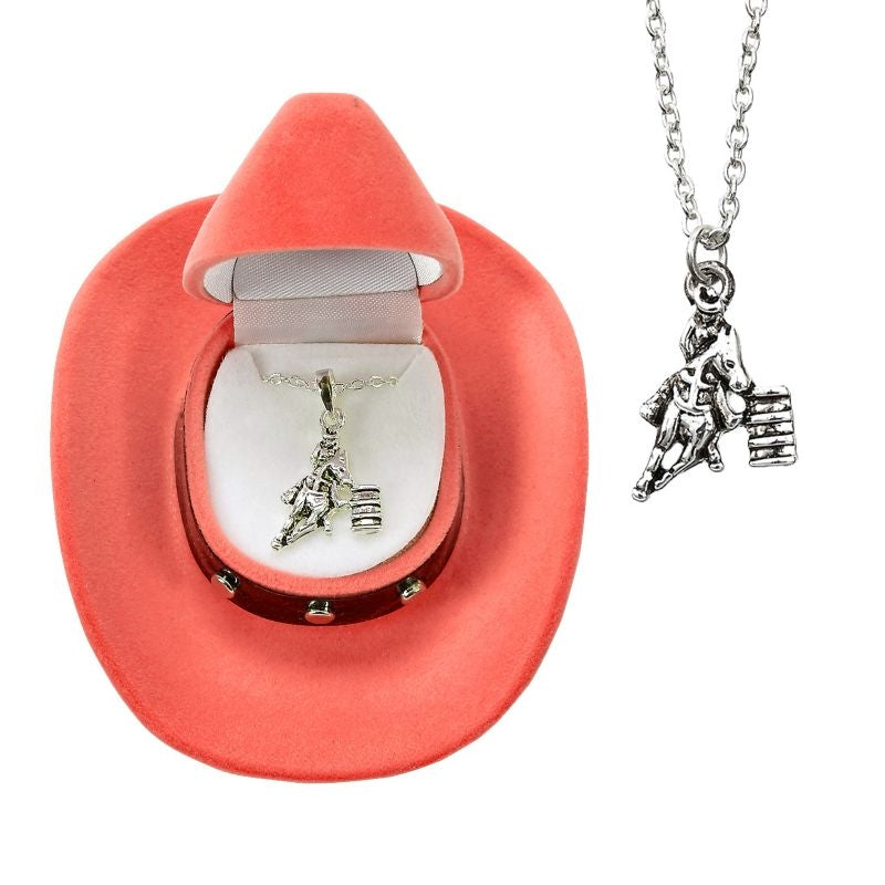 Barrel Racer Pendant Necklace