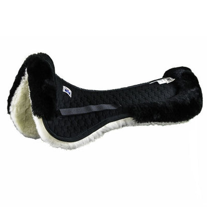 EA Mattes Gold Dressage Half Pad wRear Trim