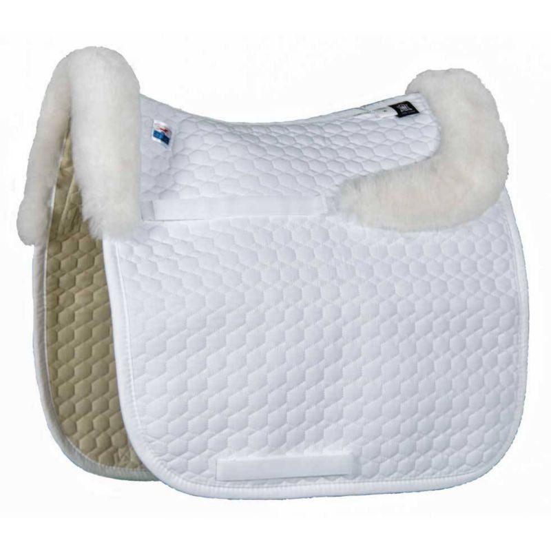 EAM Platinum Sheepskin AP Square Pad w.Trim