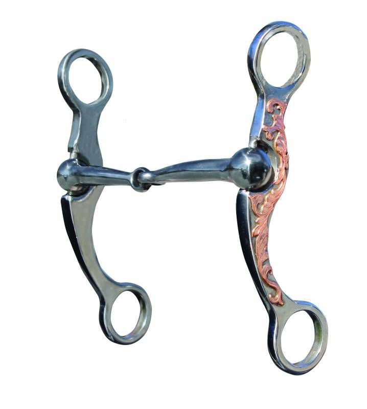 Pro Choice Stockman 6in Copper Snaffle Bit