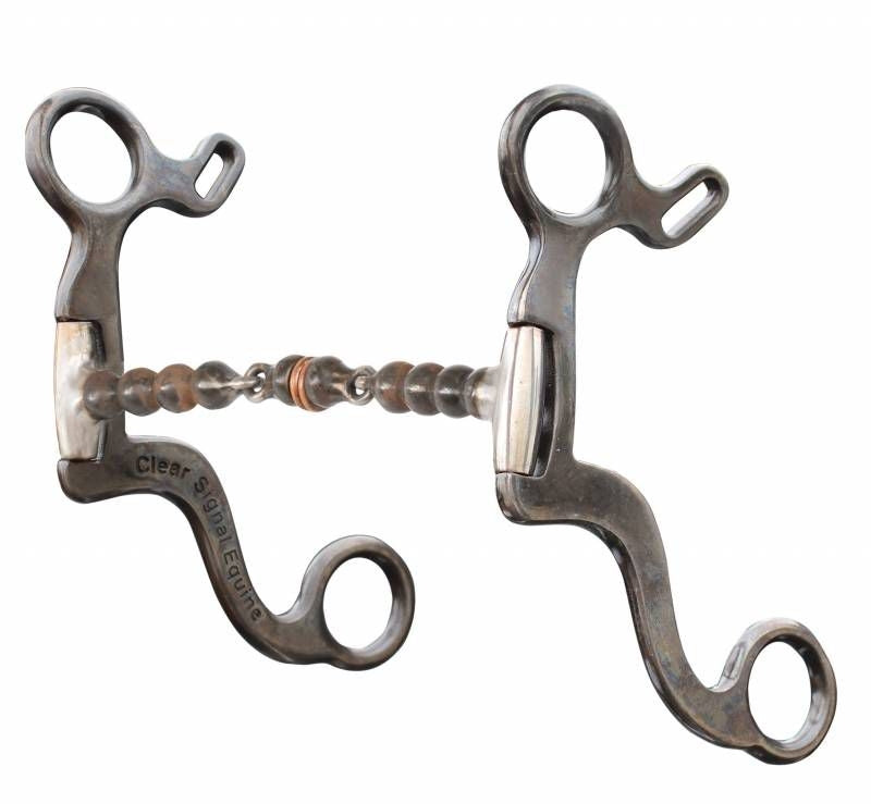 Pro Choice Clear Signal Equine Shank Snaffle Bit