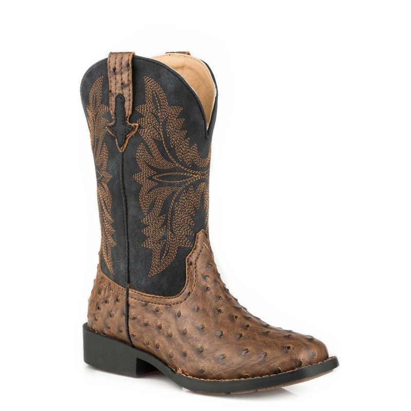 Roper Little Kids Jed Square Toe Boots