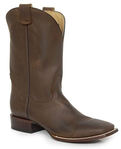 Roper Mens Conceal Carry Sq Toe Brn Boots