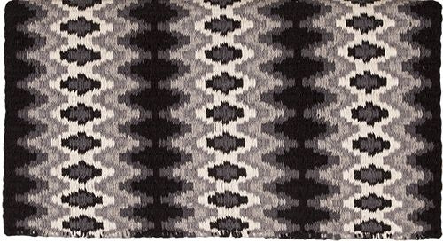 Mustang Mohair Woven Navajo Saddle Blanket