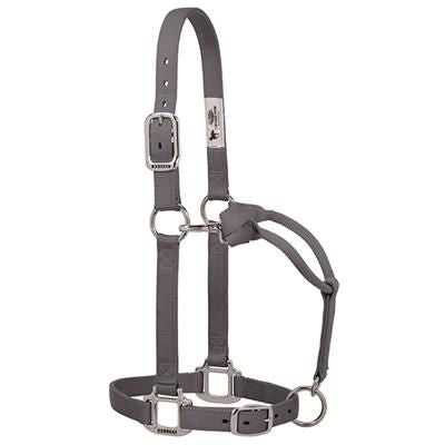Weaver Nylon Chrome Adjust Halter Small