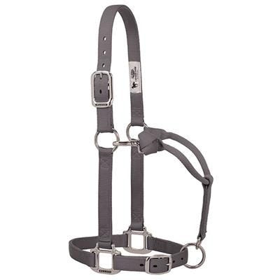 Weaver Nylon Chrome Adjust Halter Small