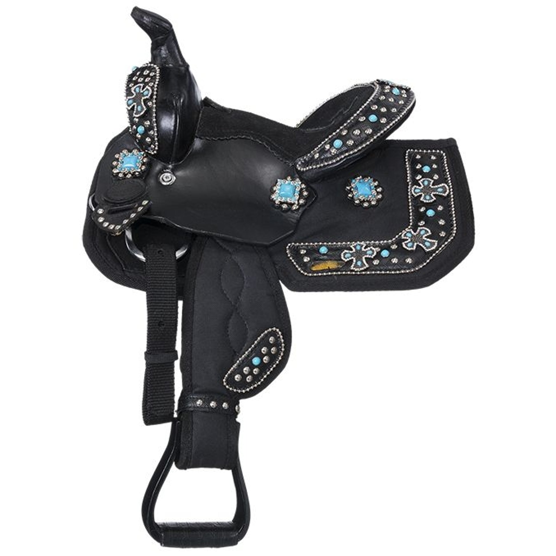 Tough1 Starlight Mini Sdl with Turq Cross Conchos
