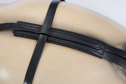 Tough1 Mini Bio-Tough Harness with Patent Leather