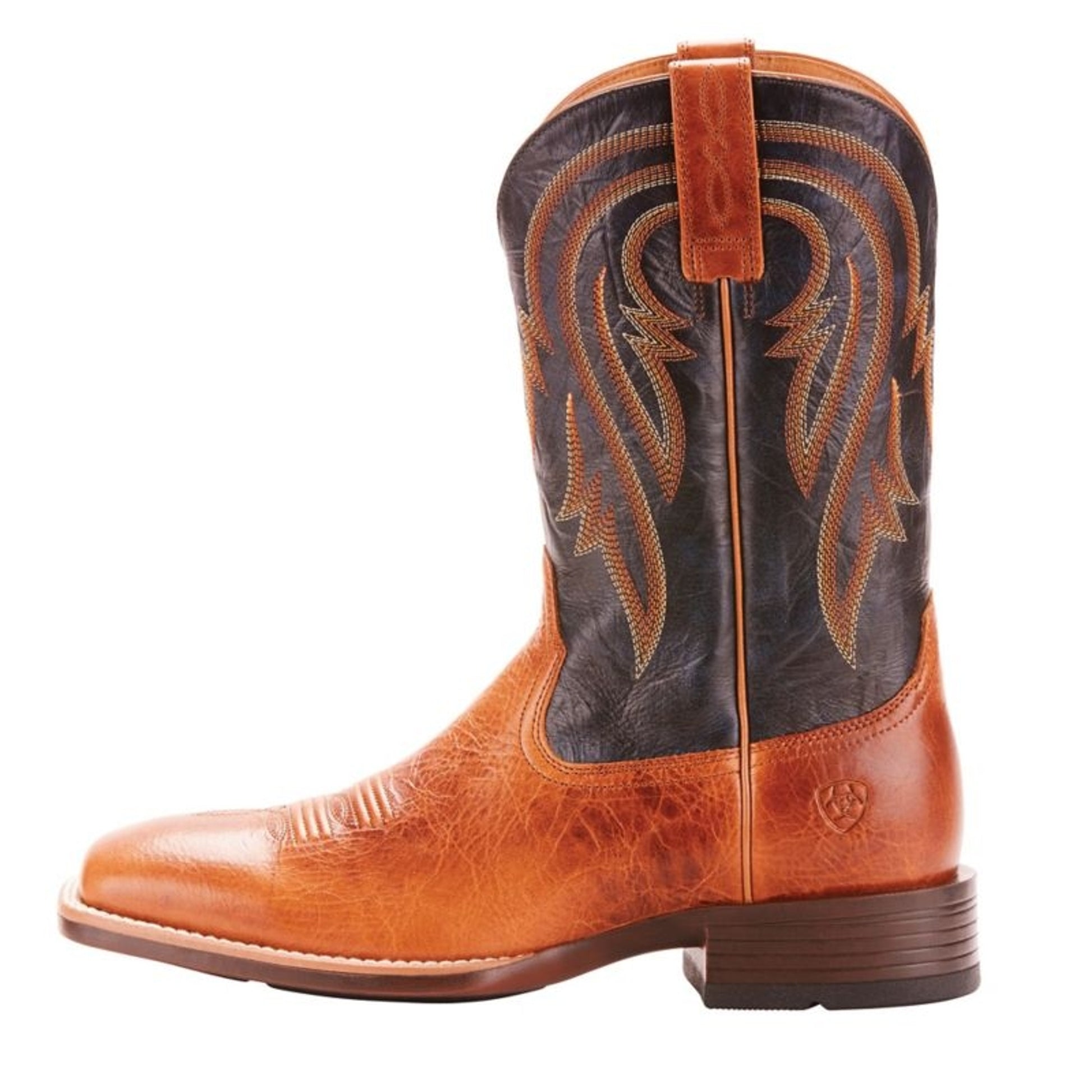 Ariat Mens Plano Wide Square Toe Blue Boots