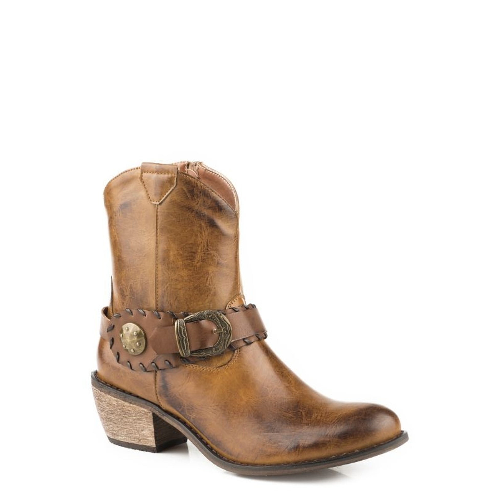 Roper Ladies Dev Snip Toe Belt Booties