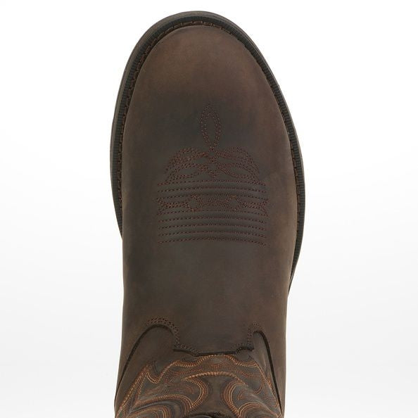 Rebel Durango Mens Sq Choc Pull-On Boots