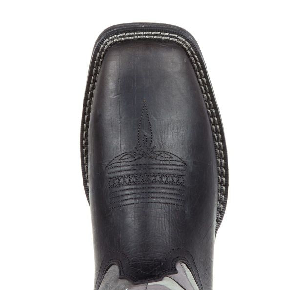 Rebel Durango Mens Sq Faded Blk Flag Boots