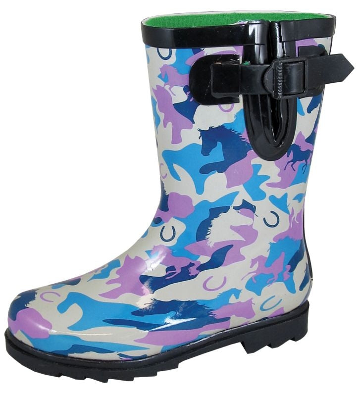 Smoky Mountain Childs Hidden Horse Rubber Boots