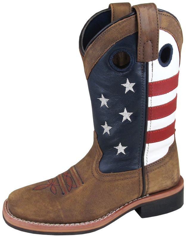 Smoky Mountain Youth Stars and Stripes Boots