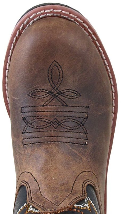 Smoky Mountain Childrens Black Buffalo Boots