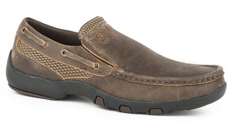 Roper Mens Docks Slip-On Twin Gore Boat Shoes