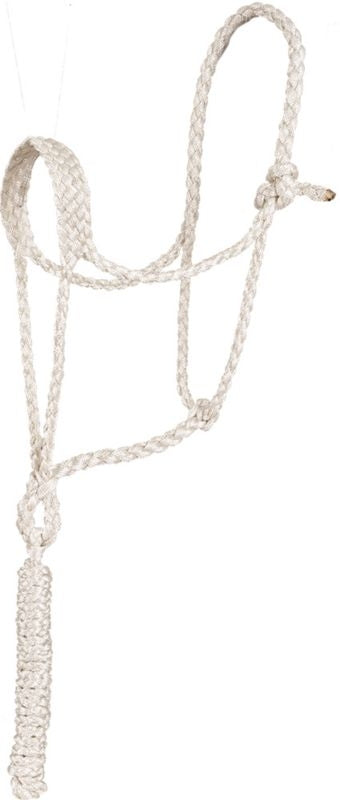 Mustang Flat Braid Mule Tape Halter with Lead
