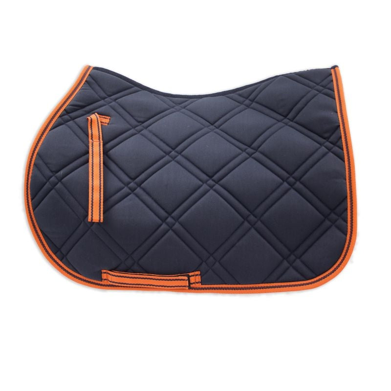Loveson Saddle Pad Cob/Horse Bk/Wh