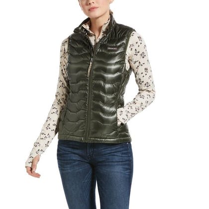 Ariat Ladies Ideal 3.0 Down Vest Small Antique Mos
