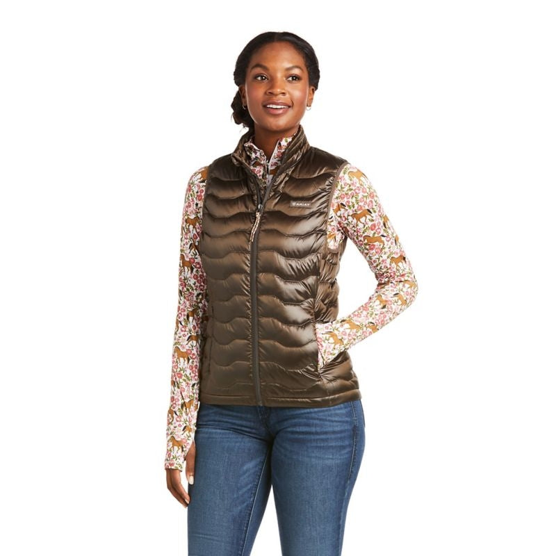Ariat Ladies Ideal 3.0 Down Vest Small Antique Mos