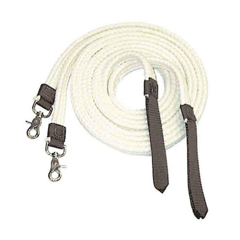 Colorado Saddlery 7 1/2ft Flat Cotton Split Reins