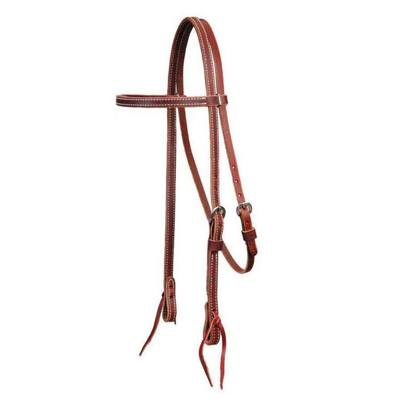 Colorado Saddlery 5/8in Latigo Browband Headstall