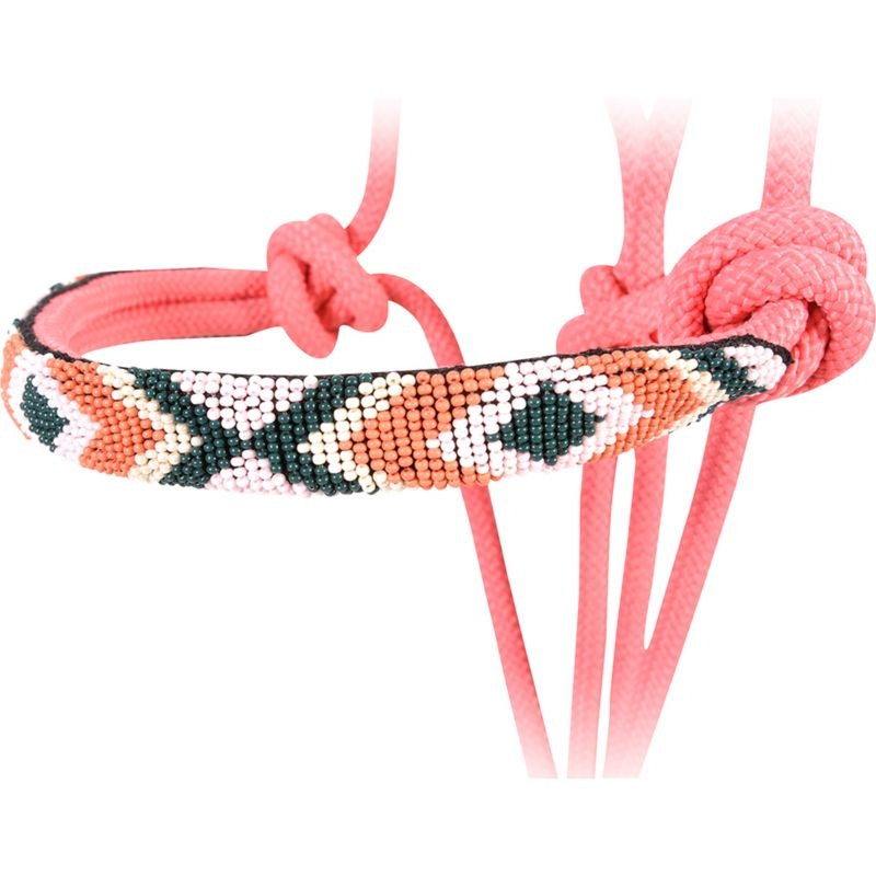 Cashel Beaded Nose Rope Halter with 9ft Lead