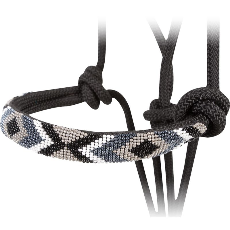 Cashel Beaded Nose Rope Halter with 9ft Lead