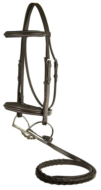 DaVinci Fancy Raised Pad Bridle/Rein