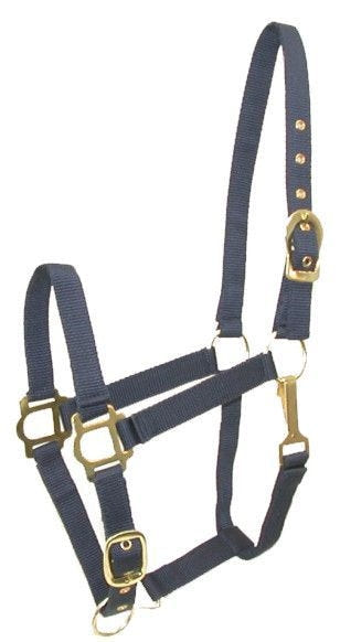Gatsby Adj Nylon Halter/Snap