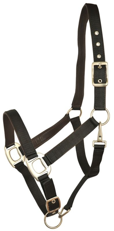 Gatsby Leather Pad Nylon Halter