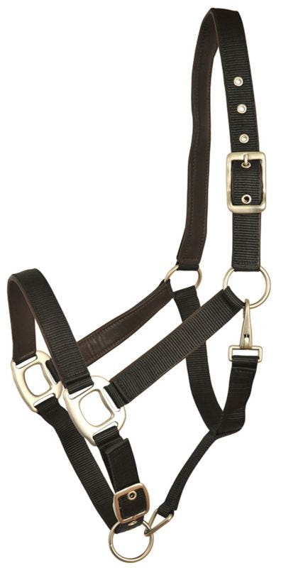 Gatsby Leather Pad Nylon Halter