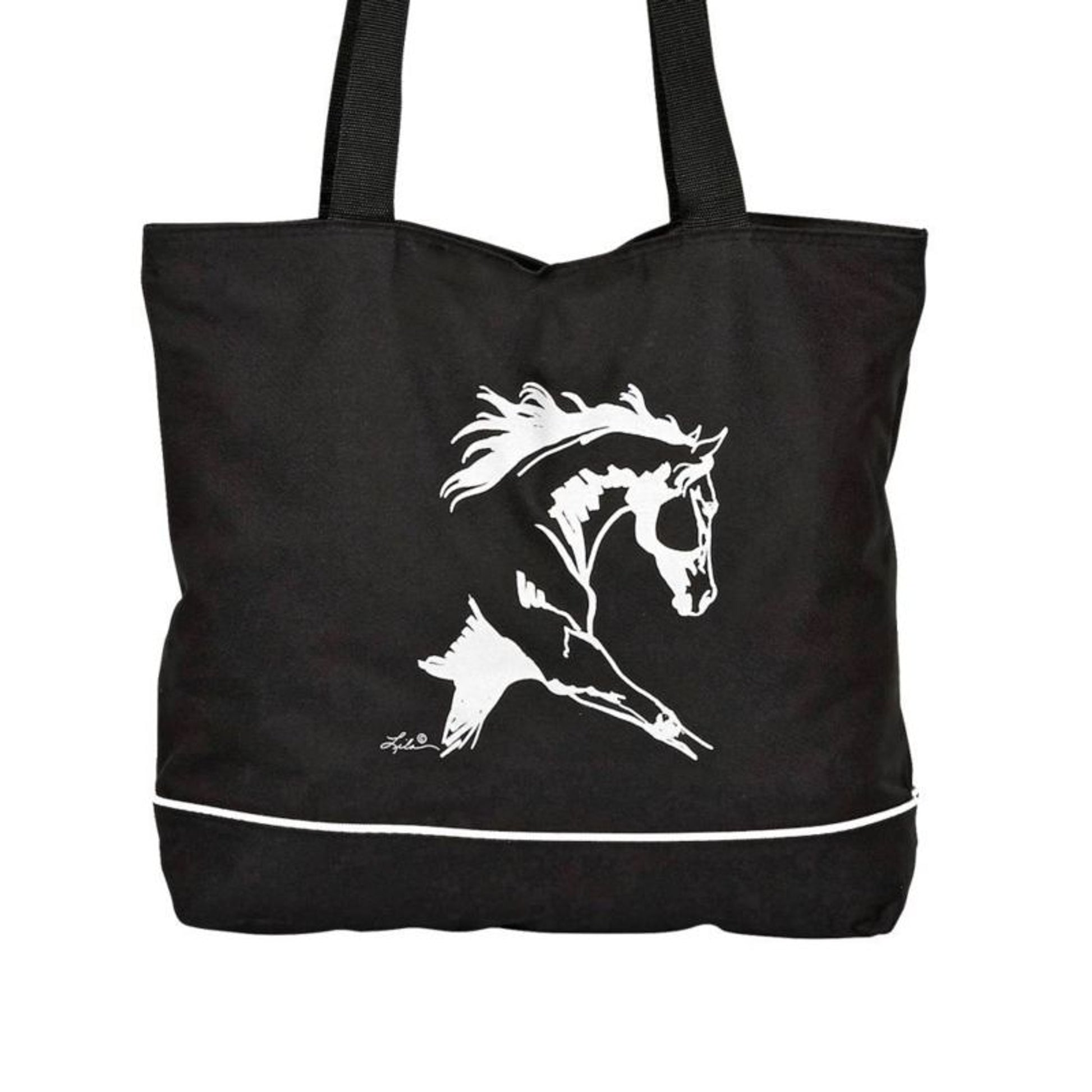 Lila Dressage Horse Tote