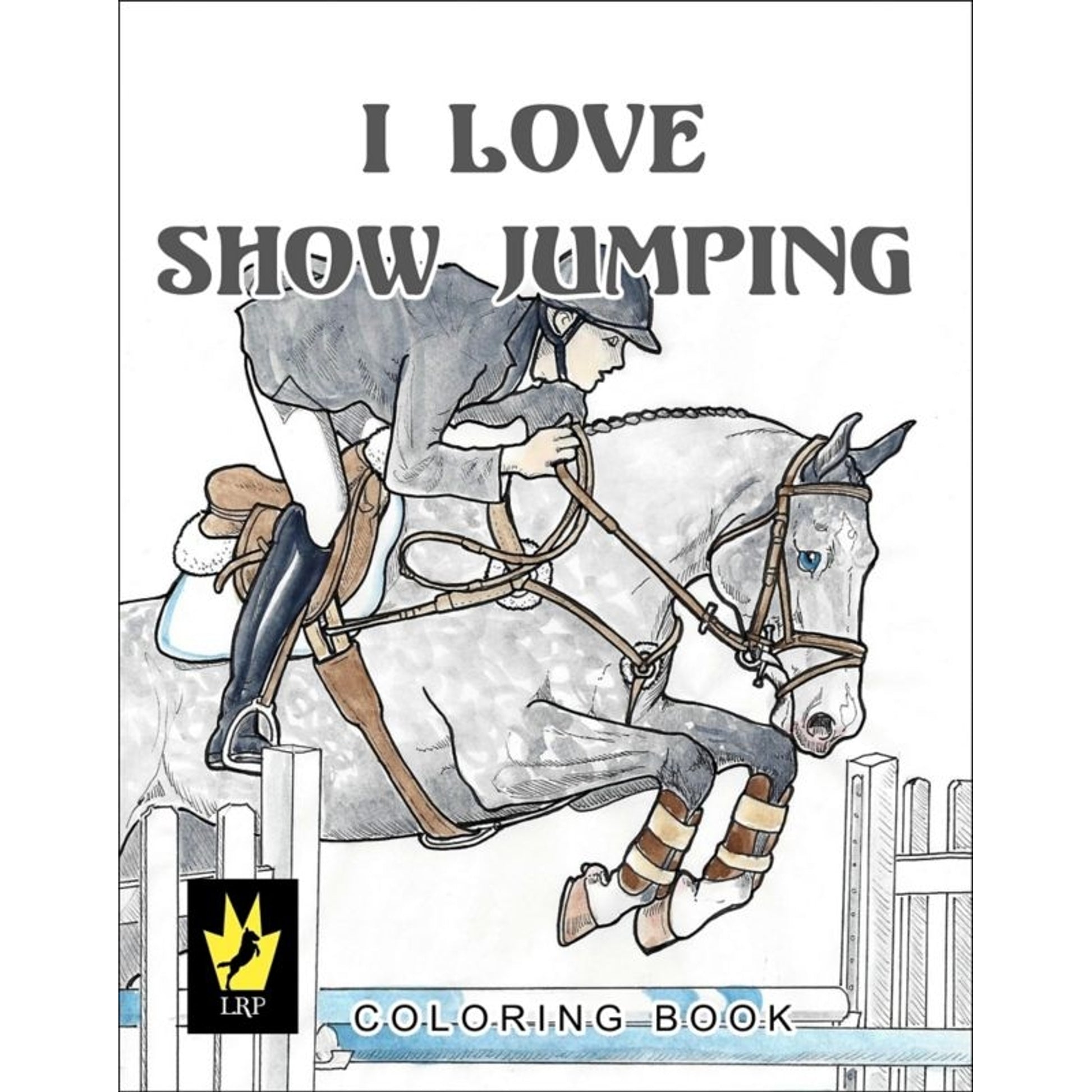 I Love Show Jumping Coloring Book