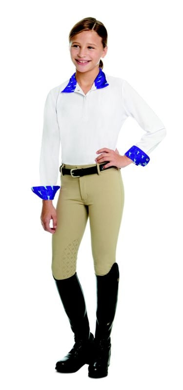 Ovation Ellie Kids Tech Show Shirt 6 Purple Flower