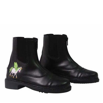 Tuffrider Kids Unicorn Front Zip Paddock Boot