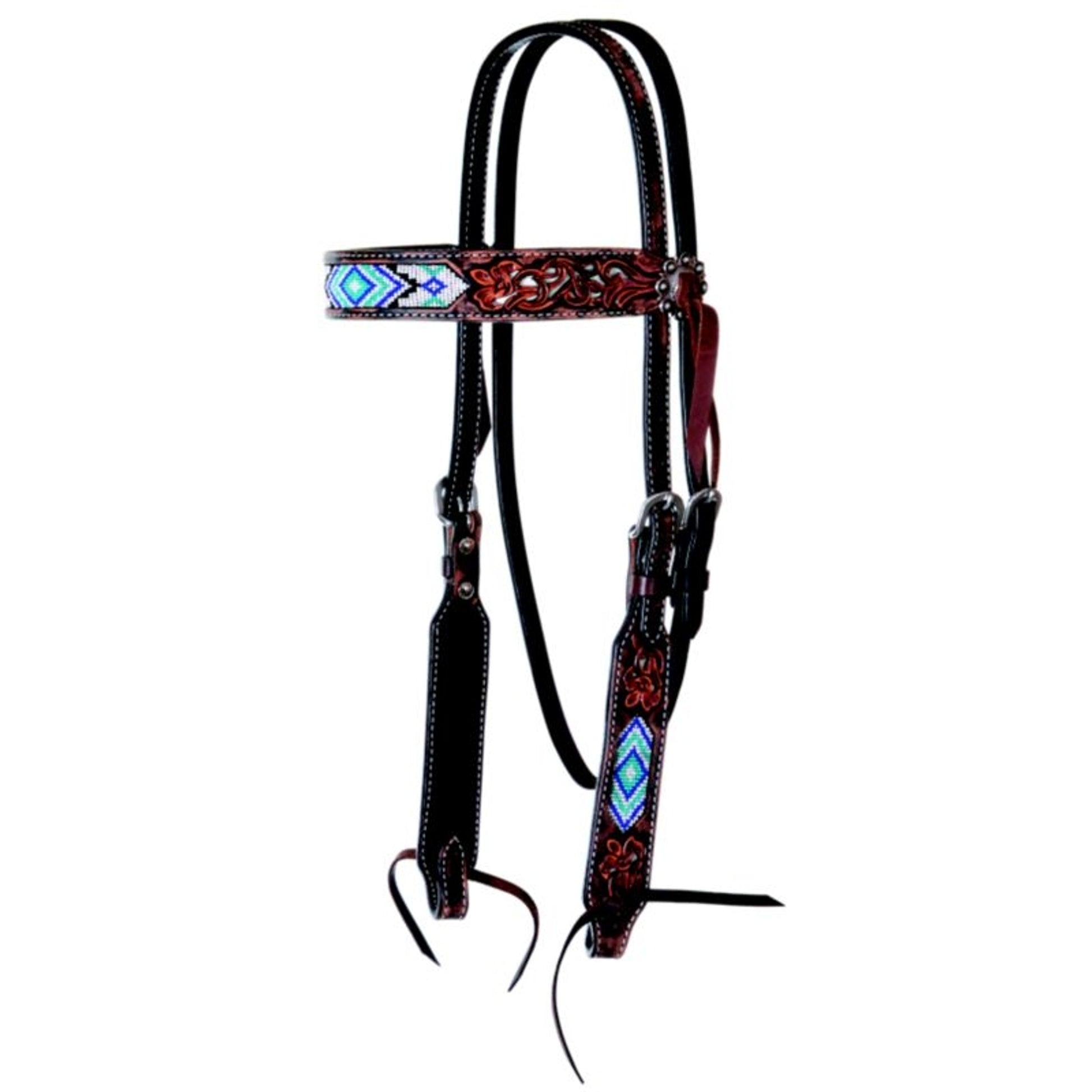 Circle Y Inlay Browband Headstall