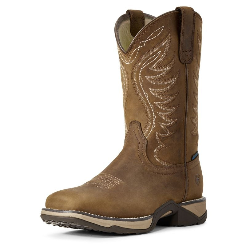 Ariat Ladies Anthem H2O Sq Toe Brown Boots