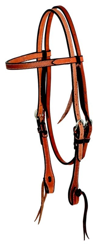 Cowboy Tack 5/8in Cowboy Knot Browband Hadstall