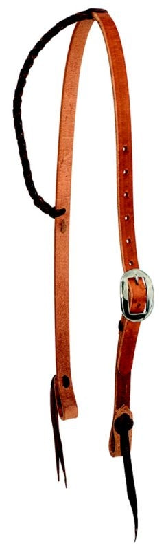 Cowboy Tack 3/4in Cowboy Knot Braided Ear Headstal
