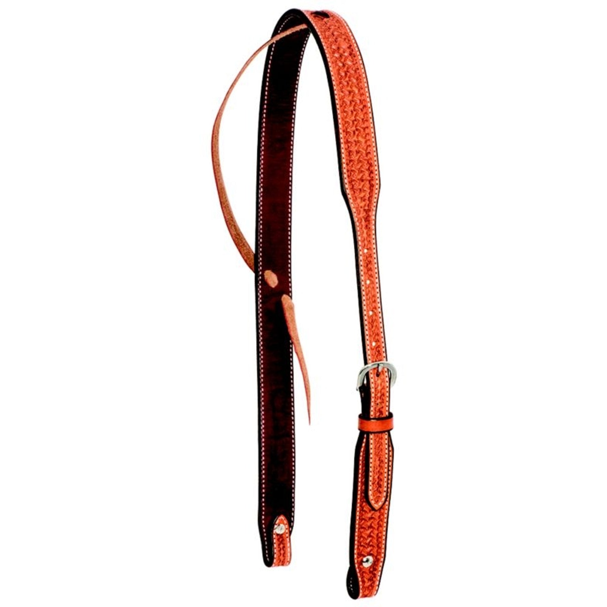 Cowboy Tack Spider Stamp Slip Ear Headstall