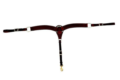 Cowboy Tack 2 3/4in Spider Stamp Breast Collar
