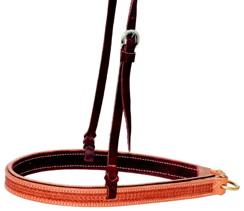 Cowboy Tack 1in Rope Stamp Single Rope Noseband