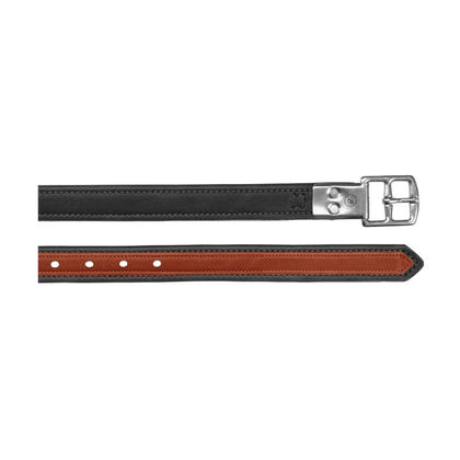 Bates Victrix Black Stirrup Leathers