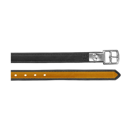 Bates Victrix Black Stirrup Leathers