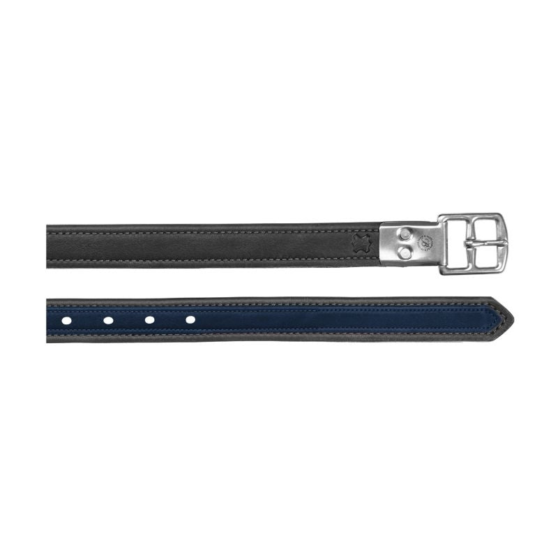 Bates Victrix Black Stirrup Leathers