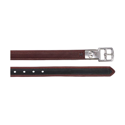 Bates Victrix Black Stirrup Leathers