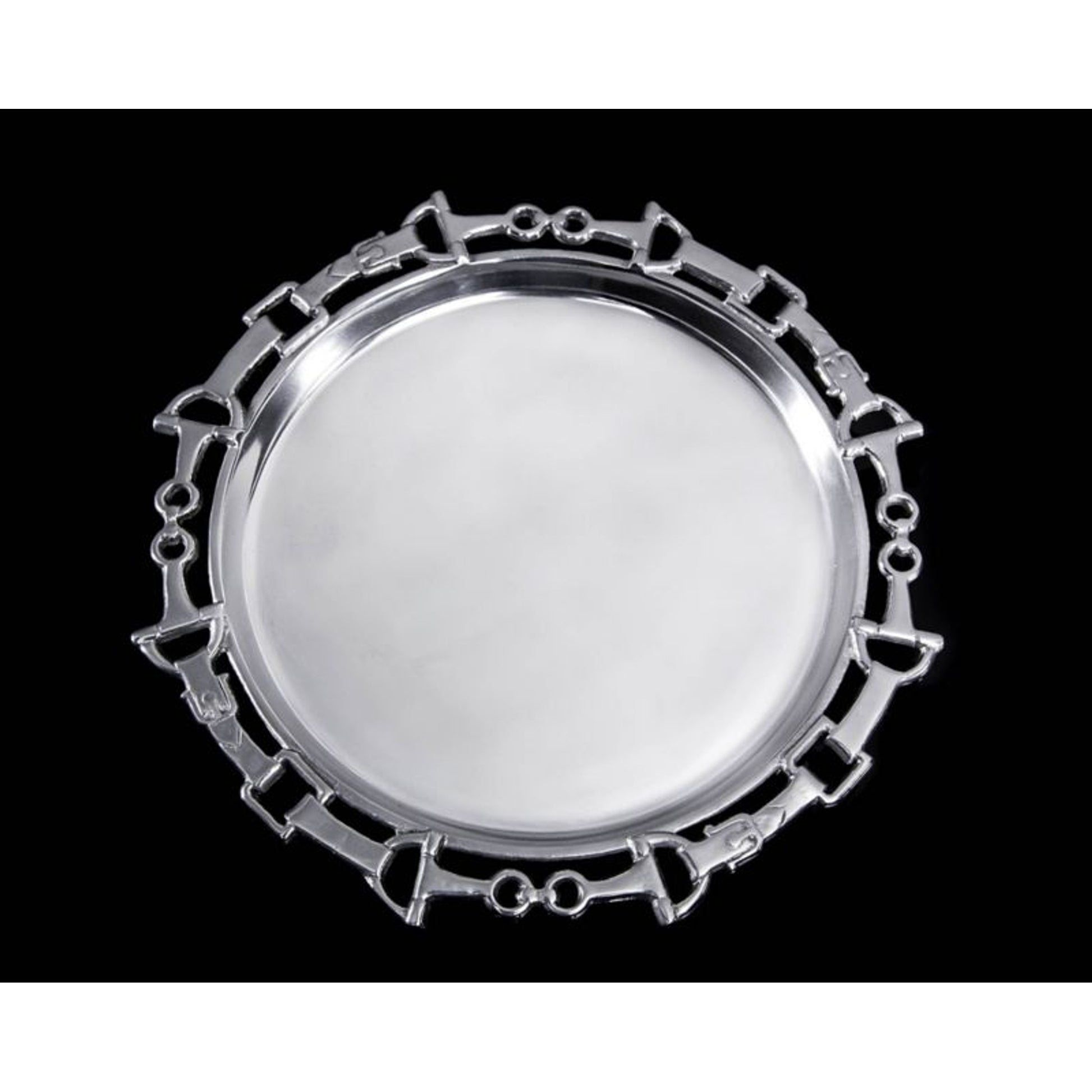 Arthur Court Equestrian 12 Inch Round Tray